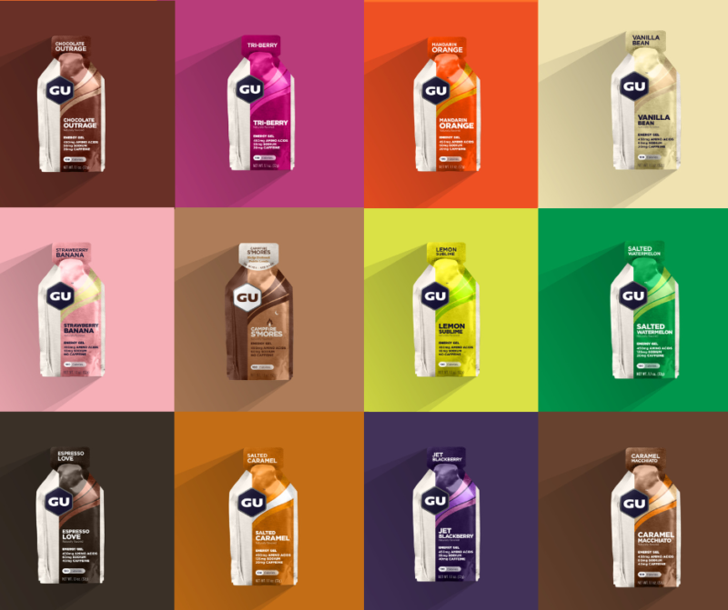 GU Energy Gel multi flavor packages
